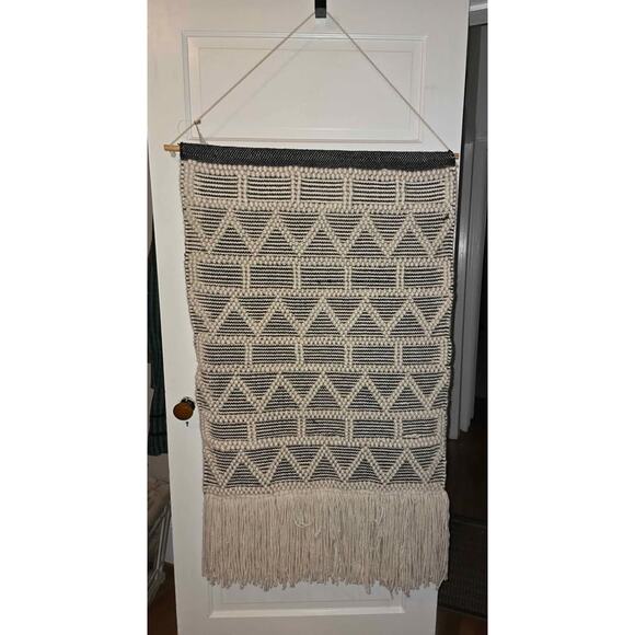 Bohemian Woven Wall Hanging 30in x 50in Polyester/Cotton NWT - Picture 1 of 1